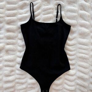 Wild-fable Women's Black Bodysuit
